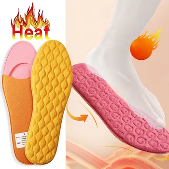 Kış Sıcak Tabanlık Sabit Sıcaklık Masaj Astarı Kalınlaşmak Yumuşak Nefes Ayakkabı Pedleri Unisex Çizmeler Astarı Bakım Ayakkabı Pedleri