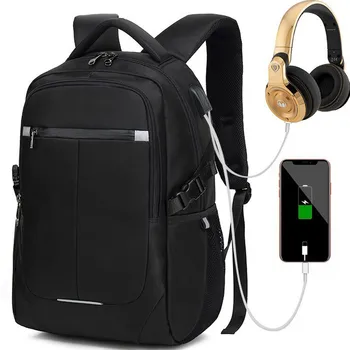 Winmax Su Geçirmez USB Şarj Erkekler Büyük Laptop Sırt Çantaları Genç Moda okul çantası Iş Mochila Eğlence seyahat sırt çantaları