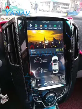13.6 inç Android 9.0 Tesla Tarzı Araba GPS Dikey Ekran-Luxgen U6 2014-2016 Araba otomobil radyosu Stereo multimedya oynatıcı GPS na