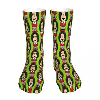 Fanlar Mafalda Çorap Çorap Erkek Kadın Polyester Çorap Özelleştirilebilir Hip Hop