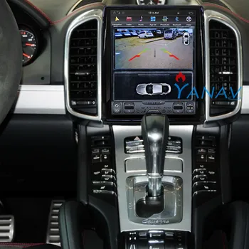 Araba GPS Navigasyon-Porsche Cayenne 2012-2018 araba android müzik seti araba multimedya oynatıcı DVD oynatıcı tesla tarzı Dikey Ekran