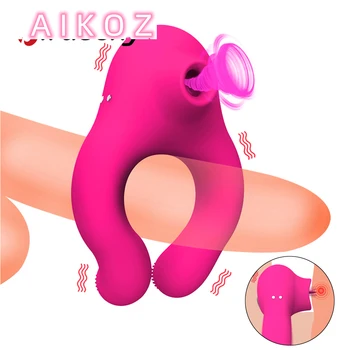 Horoz Halka Vibratör 7 Hızları Penis halkası Masaj Vibratör Penis Klitoral Stimülasyon Yetişkin Seks Oyuncakları Adam için Klitoris Stimülatörü