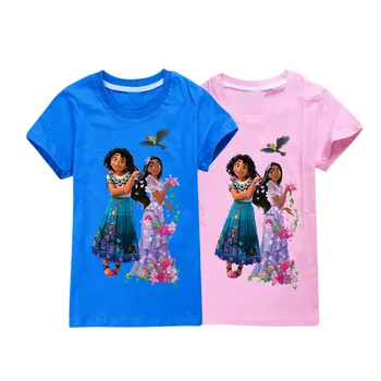 Encanto Mirabel Boys & Girls 3D Baskılı Çocuk T Shirt Moda Yaz Kısa Kollu T Shirt Sıcak Satış Çocuklar Rahat Streetwear