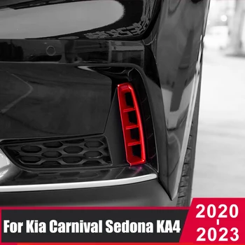 Kia Carnival Sedona KA4 2020 2021 2022 2023 Araba Ön Sis İşık Lambası Kapağı Trim Sis Lambası Kalıplama Garnitür Aksesuarları