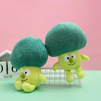 1 adet 26 CM Yaratıcı Kawaii Sebze Gıda Peluş Bebek Peluş Turp Havuç Brokoli Oyuncaklar Dolması Anahtarlık Kolye Çocuk Kız Hediye