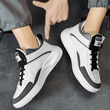 13sneackers erkek ayakkabısı yüksek üst koşu sonbahar rahat kış platformu moda bahar trendi tıknaz yeni strass delik spor boyutu