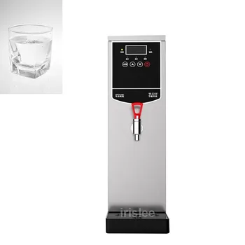 Ticari Buz Sıcak Tip su sebili Sıcak ve Soğuk Su makinesi Paslanmaz çelik Su kazanı kabarcık çay dükkanı için 40L / H