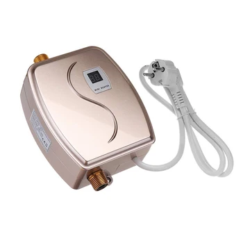3800 W elektrikli anlık haznesiz su ısıtıcı 220 V / 110 V sıcak akış su dokunun anlık ısıtma için mutfak banyo duş
