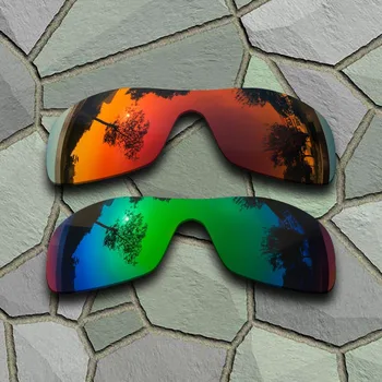 Kırmızı Turuncu ve Yeşim Yeşil Güneş Gözlüğü için Polarize Yedek Lensler Oakley Antix