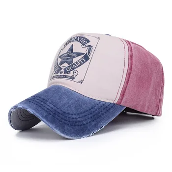 Yüksek Kaliteli Yıkanmış Pamuk Kötü Saç Günü Ayarlanabilir Düz Renk beyzbol şapkası Unisex Çift Kap Moda Baba ŞAPKA Snapback Kap