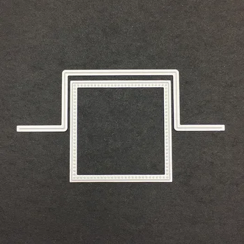 DIY Geometri Desen Cut Kalıplar Metal Şablon Scrapbooking için Die Şablonlar El Yapımı Albümü Kartları Dekorasyon