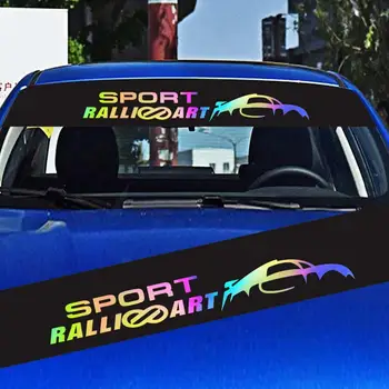 Şık Ön Cam Çıkartması Güneş geçirmez Kendinden yapışkanlı araç ön camı Vinil Çıkartması ön cam etiketi Araba Vücut Sticker