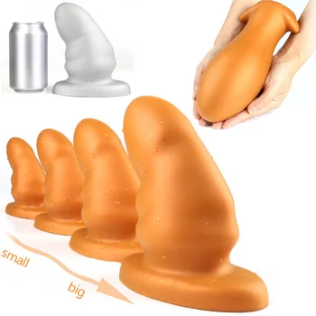 Yeni Büyük Anal Plug Büyük Yapay Penis Butt Plug Erkekler prostat masajı vajinal Masturbator Anüs Genişleme Stimülatörü Yetişkin BDSM Seks Oyuncakları