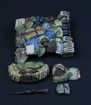 1/35 modern Aksesuarları çanta seti Reçine şekilli kalıp kitleri Minyatür gk Unassembly Boyasız