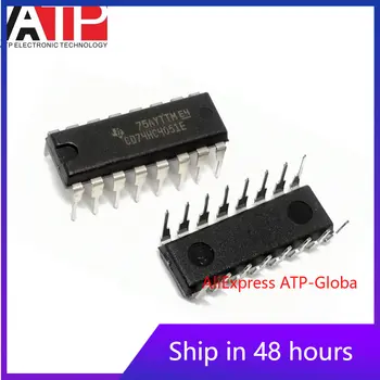 ATP Mağaza 10~1000 ADET CD74HC4051E In-line Paket DIP-16 74HC4051 Çoklayıcı Çip IC Entegre Devre Yepyeni Orijinal