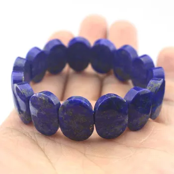 doğal Lapis Lazuli taş bilezik doğal TAŞ taş bilezik kadın erkek için toptan !
