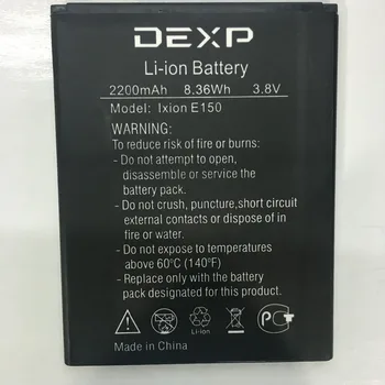 100 % Yeni 2500mAh Ixion E150 Pil İçin DEXP Ixion E150 Soul Cep Telefonu pil + takip numarası